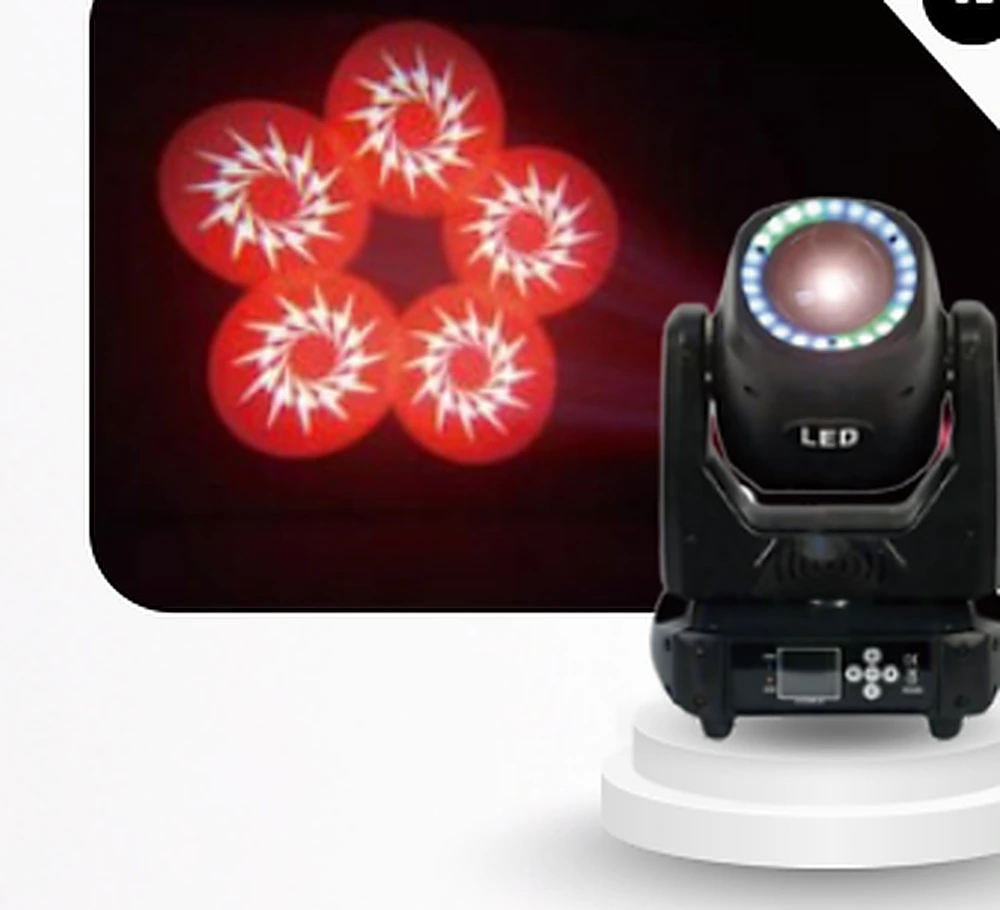 100W Spot Moving Head + Ring – EVO-YAI00N