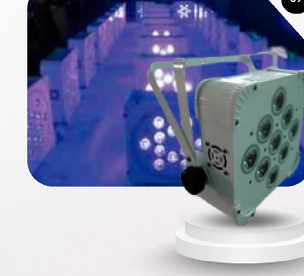 Wireless Battery LED Flat PAR – EVO-YB906