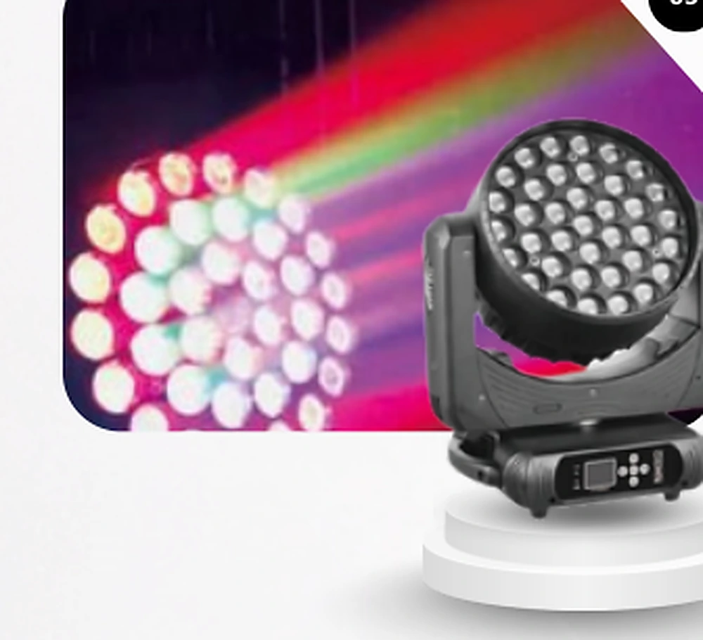 37×15W Zoom Wash Moving Head – EVO-YL3715